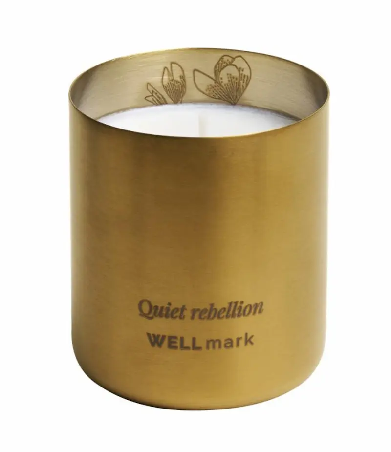 guld Wellmark Doftljus med gravyr - Bild 3