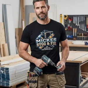 T-shirt med logotryck