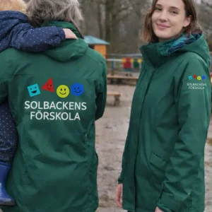parkas jacka dam med eget tryck parkas jacka dam