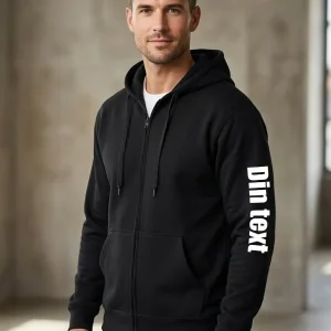 hoodie dragkedja med egen text hoodie dragkedja med egen text